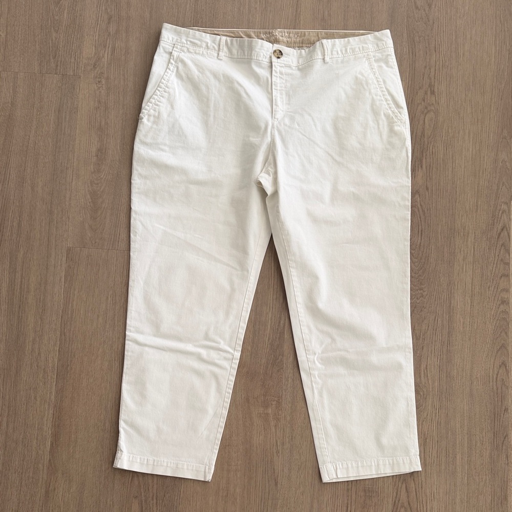Banana Republic City Chino Cropped Pants Women’s size 16S